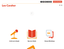 Tablet Screenshot of leecaraher.com